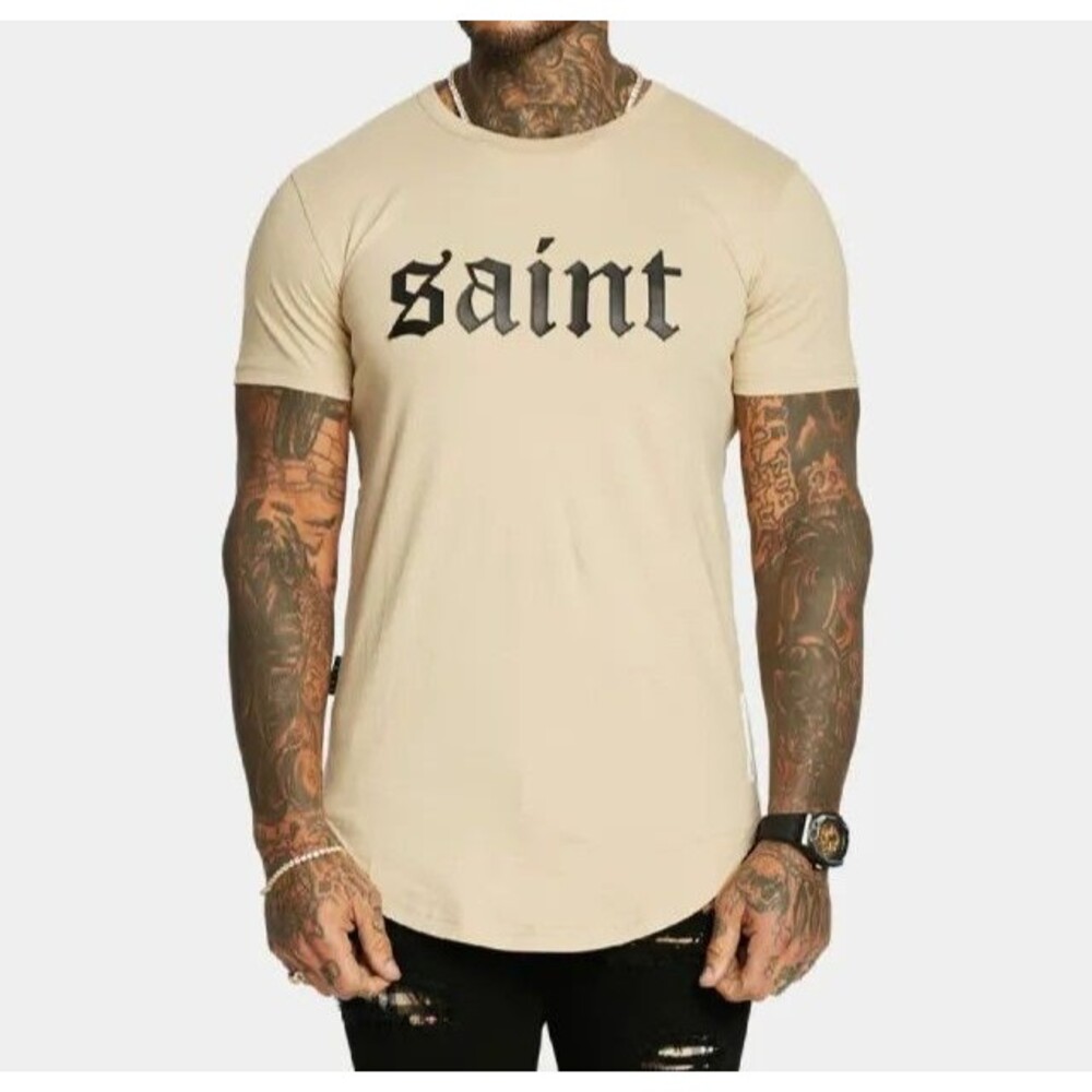 ❤Saint Morta Cambronne El Duplo Stone T-Shirt Men's Graphic ShortSleeve M 283597